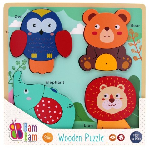 Układanka drewniana safari Bam Bam (541644)