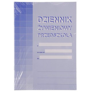 Druk offsetowy A4 dziennik żywieniowy przedszkola 20k. Michalczyk i Prokop (A-10-1)