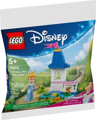 Klocki konstrukcyjne Disney Princess Miniaturowy zamek Kopciuszka z ogrodem Lego (30695)