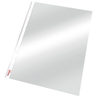 Koszulki na dokumenty krystaliczne krystaliczna A4 kolor: przezroczysty typu U 75 mic. Esselte (56113)