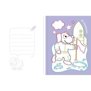 Książka dla dzieci Koloruję i nie wychodzę poza linię - z owieczką.