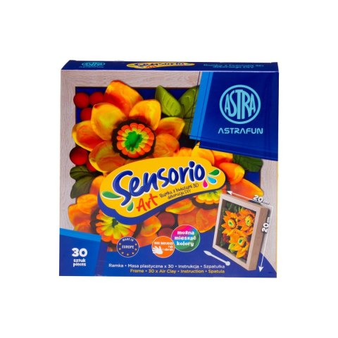 Masa plastyczna dla dzieci Sensorio Art Z Ramką Słoneczniki Astra (336125003)