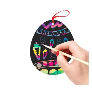 Ozdoba wielkanocna Pisanki zawieszki - zdrapki (3 szt.) Arpex (WN6549)