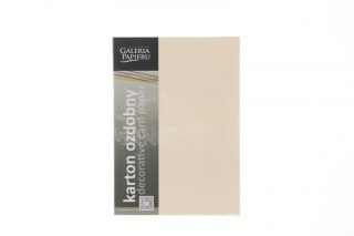Papier ozdobny (wizytówkowy) A4 czerpany krenowy kremowy 180g Galeria Papieru (201422)