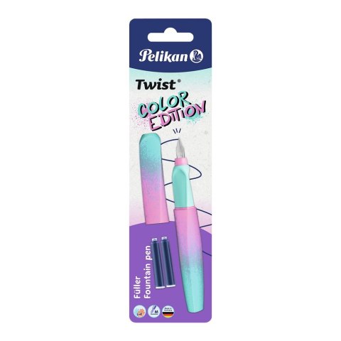 Pióro wieczne Twist COLOR EDITION PASTELOWE + NABOJE Pelikan (300010107)
