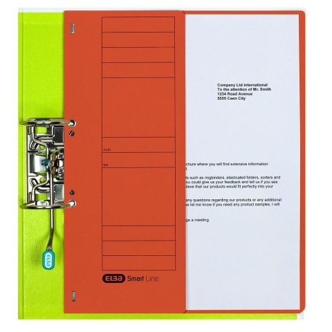 Skoroszyt A4 pomarańczowy karton Elba (100551881)