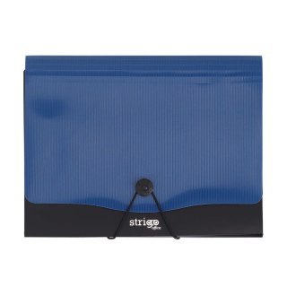 Teczka z przegródkami granatowy a4/13 A4 kolor: granatowy 13 przegródek Strigo (SF0064)