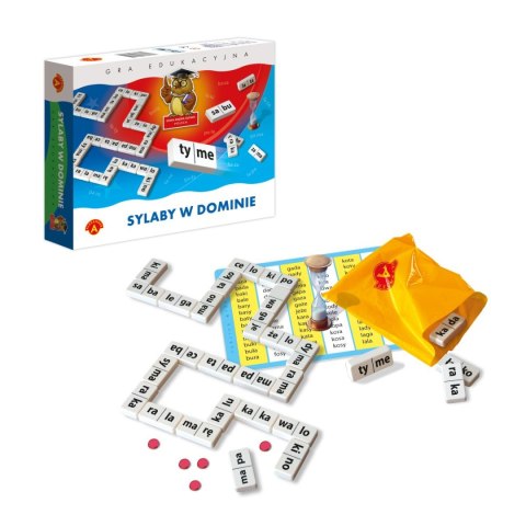 Gra logiczna sylaby w dominie Domino Alexander (5906018004106)