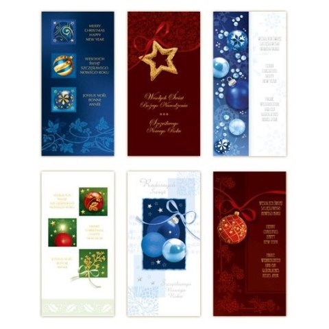 Kartka składana DL Bożenarodzenie firmowa Merigraf (DL)