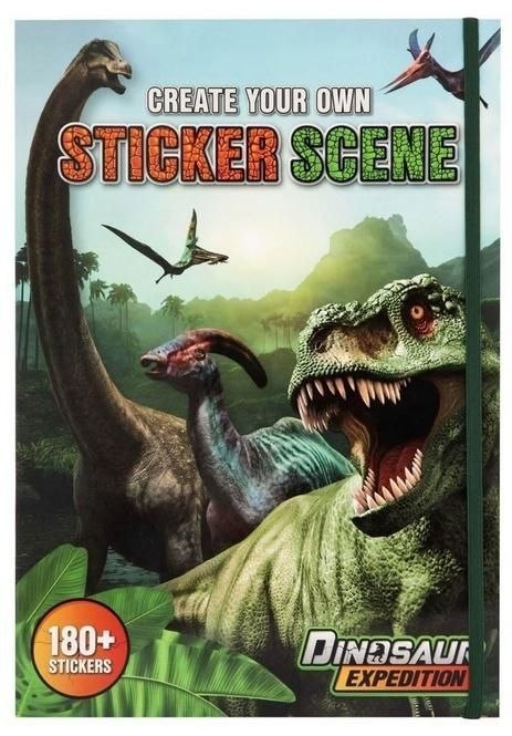 Naklejka (nalepka) książka z naklejkami Dino Antella