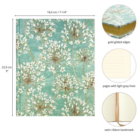 Notes (notatnik) A5 Kwiaty Allium Peter Pauper Press