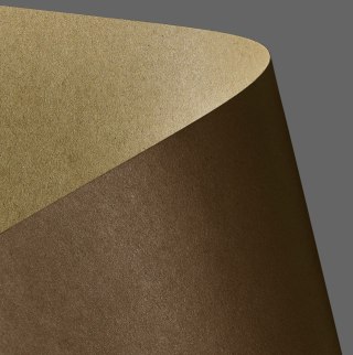 Papier ozdobny (wizytówkowy) A4 kraft brązowy brązowy 275g Galeria Papieru (204418)