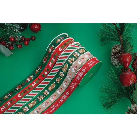 Wstążka CHRISTMAS 5902277354150x3 [mm x m] mix Interdruk (3m)