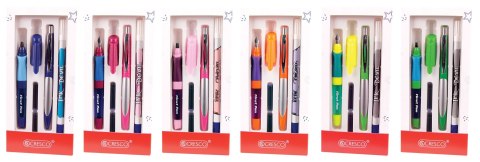 Zestaw piśmienniczy FIRST PEN P+D+W+ 2 naboje Cresco (4401099)