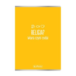 Zeszyt A5 Religia 9577446 60k. krata Herlitz (400198001)