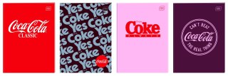 Zeszyt tematyczny A6 COCA COLA HYBRID 32k. 70g krata Interdruk (do słówek)