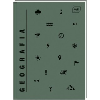 Brulion tematyczny A5 A5/ 80k 5902277332394 80k. 70g krata Interdruk (GEOGRAFIA)