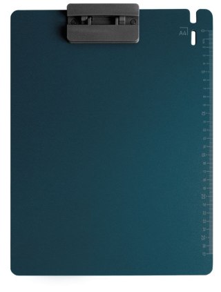 Deska z klipem (podkład do pisania) A4 Z PODZIAŁKĄ granatowa Tetis (BD650-G)