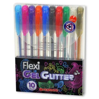 Długopis żelowy FLEXI GEL żelowy czarny wkład czarny Penmate (TT8501)