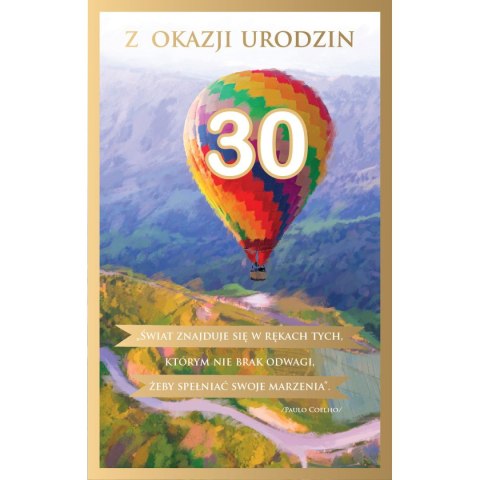 Kartka składana malowane Ab Card (ab cyferki)