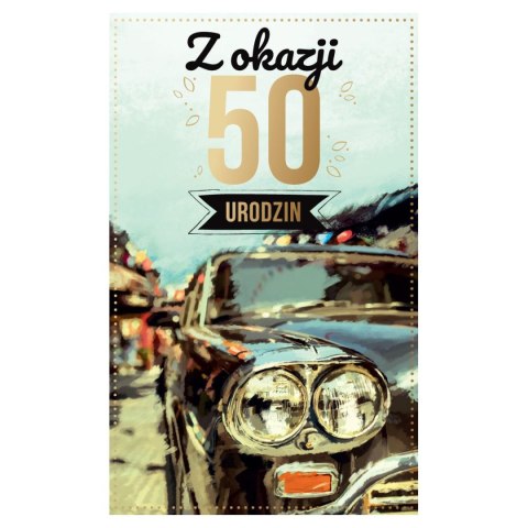 Kartka składana malowane Ab Card (ab cyferki)