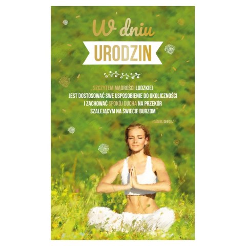 Kartka składana malowane Ab Card (ab cyferki)