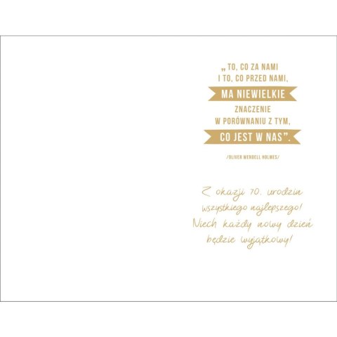 Kartka składana malowane Ab Card (ab cyferki)