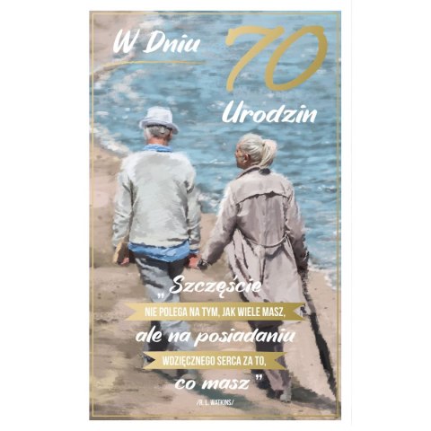 Kartka składana malowane Ab Card (ab cyferki)