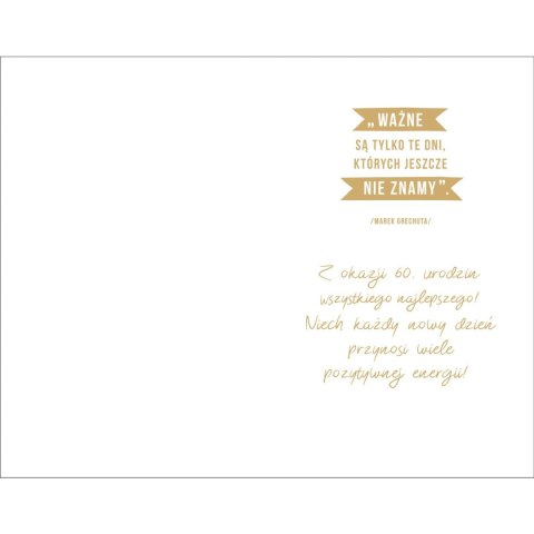 Kartka składana malowane Ab Card (ab cyferki)