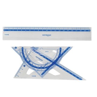 Komplet geometryczny 4 el. Keyroad (KR971247)