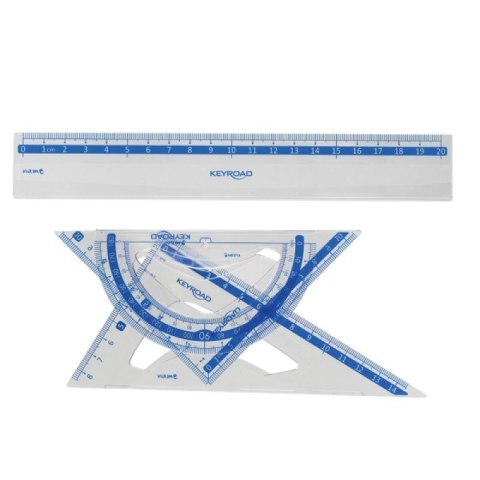 Komplet geometryczny 4 el. Keyroad (KR971247)