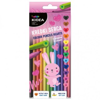 Kredki ołówkowe KS12KKA 12 kol. Kidea