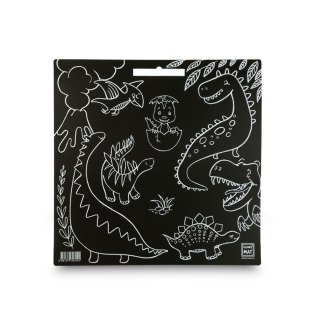 Podkład na biurko FUNNY MAT BLACK DINOZAURY sfu702 czarny polipropylen PP [mm:] 400x400 Strigo (8681379307024)
