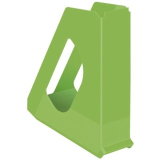 Pojemnik na dokumenty pionowy A4 Vivida Europost zielony plastik [mm:] 72x256x 260 Esselte (623938)