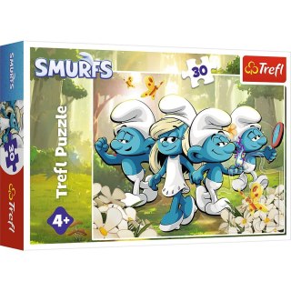 Puzzle Smerfne przygody 30 el. Trefl (18317)