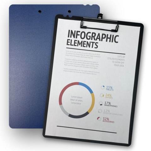 Teczka ofertowa MORANDI granatowa 5906910832654 Mungyo (TT8912)