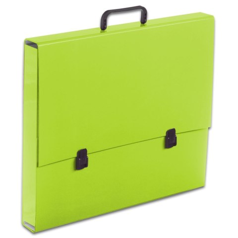 Teczka z szerokim grzbietem na zatrzask A3 mix Penmate (TT7426)