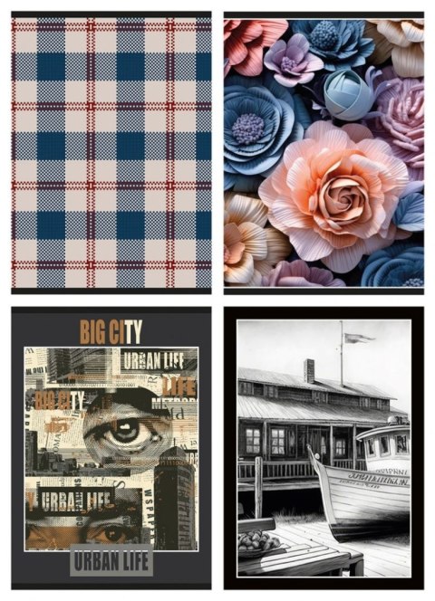 Zeszyt A5 80k. 70g kratka Gimboo (16258171-99)