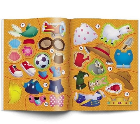 Książeczka edukacyjna Disney Maluch. Ubieranka. Kim jestem? Ameet (MUB 9201)