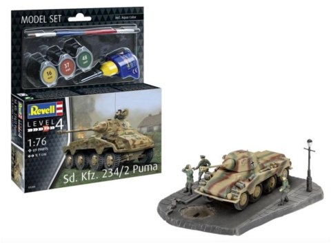 Model do sklejania Set Sd. Kfz. 234/2 Puma Cobi (REV-63288)