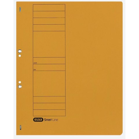 Skoroszyt A4 oczkowy żółty karton 250g Elba (100551871)