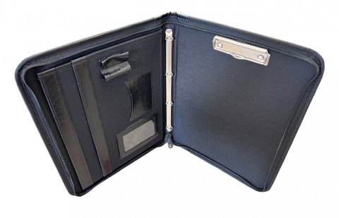 Teczka konferencyjna A4 Jubilat czarny ekoskóra Majewski Ryszard (TJKR)