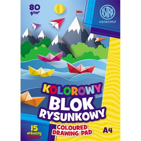 Blok rysunkowy ASTRAPAP A4 mix 80g 15k Astra (106021004)