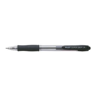 Długopis olejowy Super Grip wkład czarny 0,21mm Pilot (BPGP-10R-F-B)