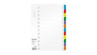 Przekładka numeryczna 117 A4 biała 170g 12k 1-12 Tryton (TRY-04-03)