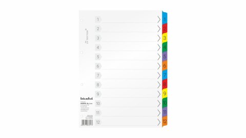 Przekładka numeryczna 117 A4 biała 170g 12k 1-12 Tryton (TRY-04-03)