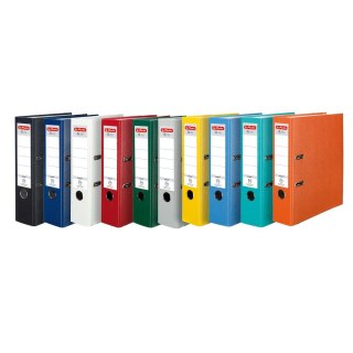 Segregator dźwigniowy Q. file Standard 0011178928 A4 80mm turkusowy Herlitz (300023547)