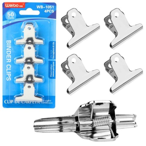 Klipy 50mm Srebrny Lean (22405)