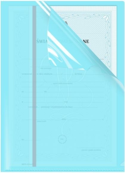 Ofertówka A4 kolor: niebieska typu L Biurfol (OFP-A4-02)
