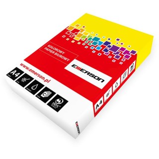 Papier kolorowy A4 kolorowy 4066 żółty 160g Emerson (xem416066)